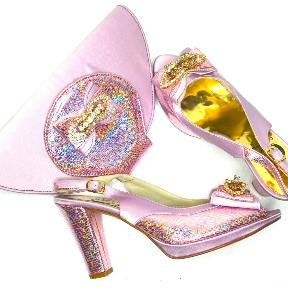 LILAC HOLOGRAPHIC S&B SET